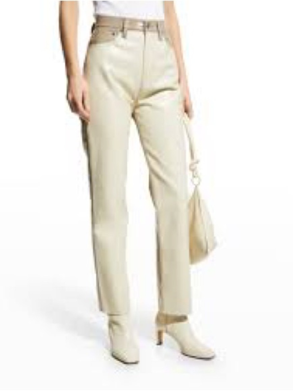 Agolde Paneled 90s Leather Pants